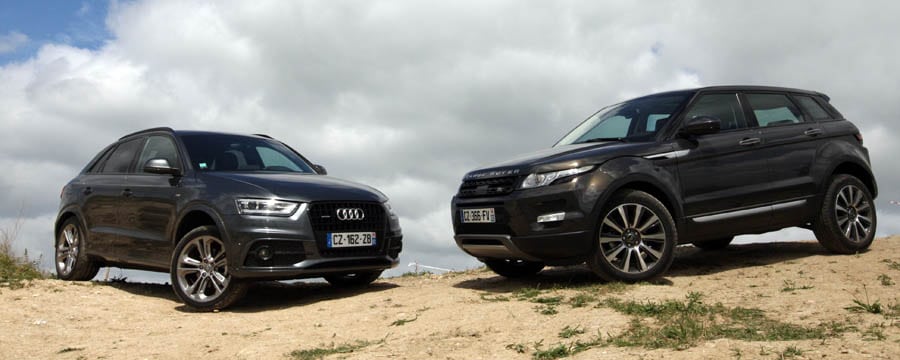 Range Rover Evoque contre Audi Q3