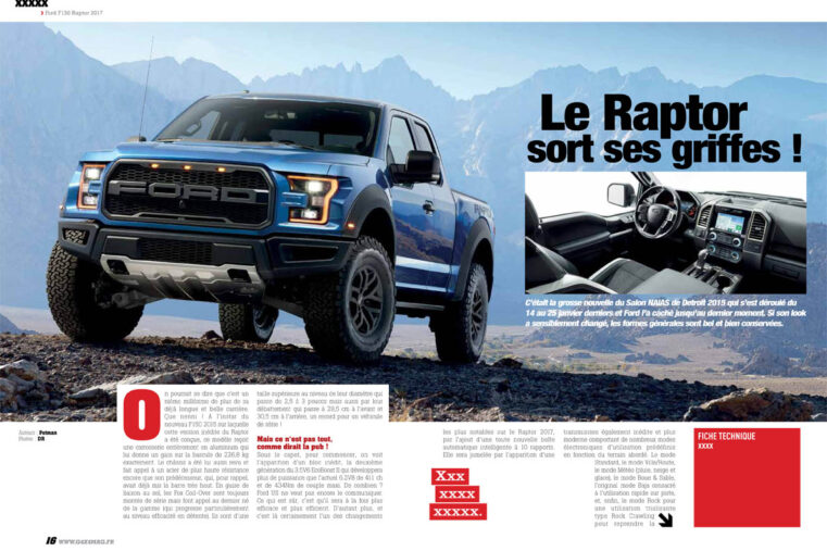 Ford Raptor 2017