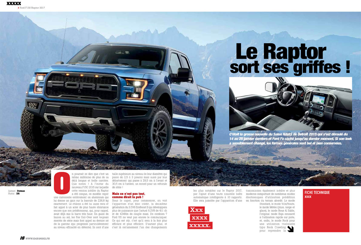 Ford Raptor 2017