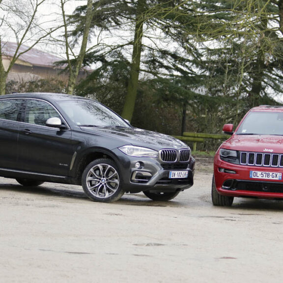 BMW X6 5.0i vs Jeep Grand Cherokee SRT
