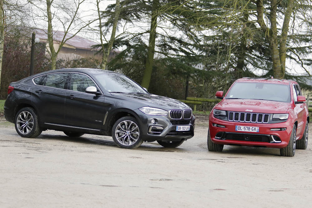 BMW X6 5.0i vs Jeep Grand Cherokee SRT