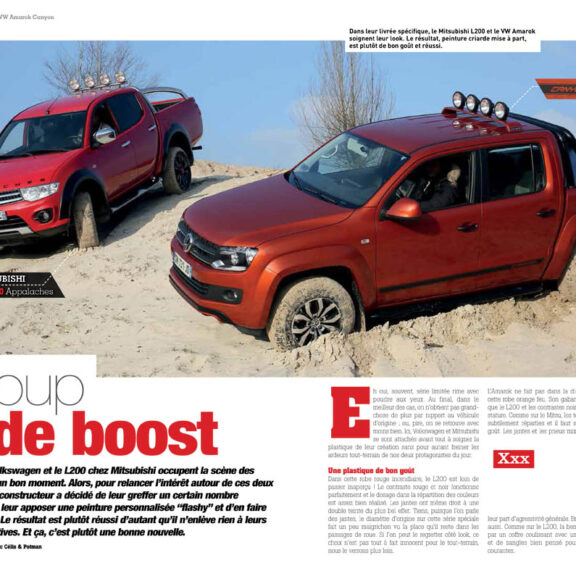 Mitsubishi L200 Appalaches vs VW Amarok Canyon