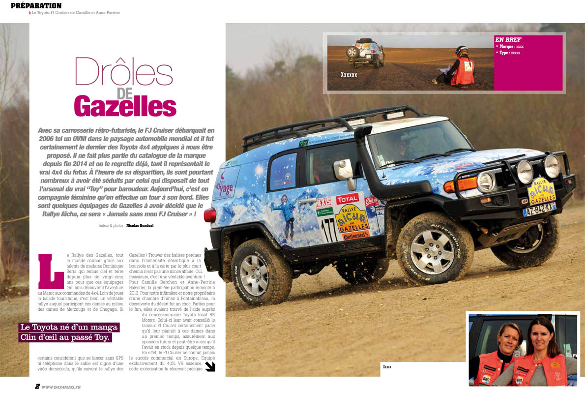 Prepa Toyota FJ Cruiser