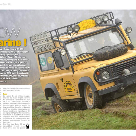 Land Rover 90 2,5L diesel du Camel Trophy 1986