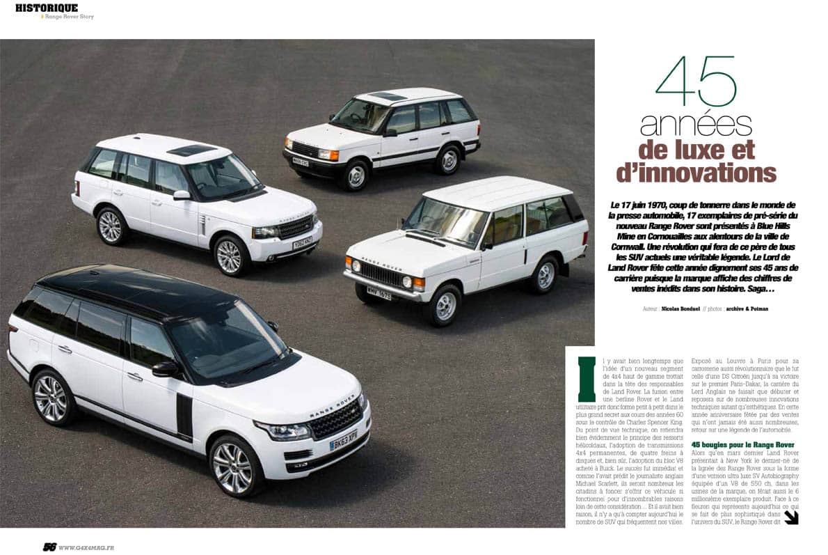 Histoire Range Rover