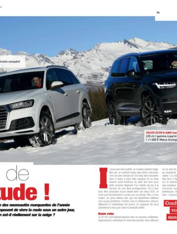 Audi Q7 3.0V6 TDI CSLine contre Volvo XC90 D5 Inscription Luxe