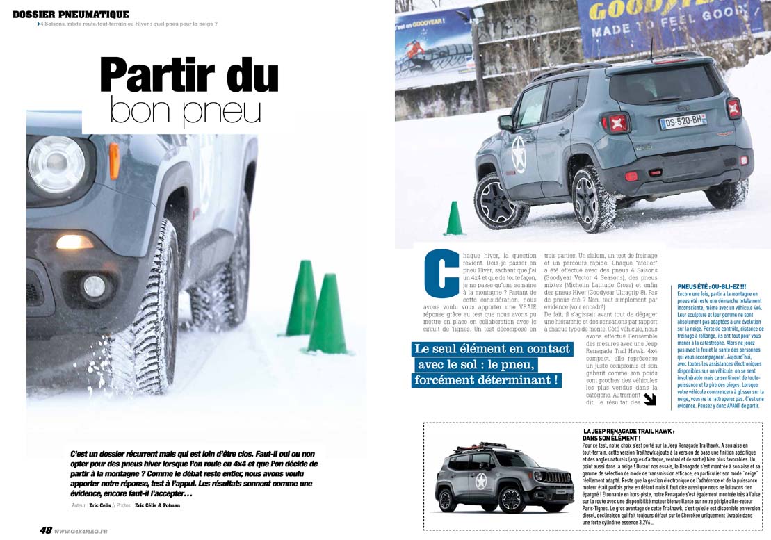 dossier pneu 4x4