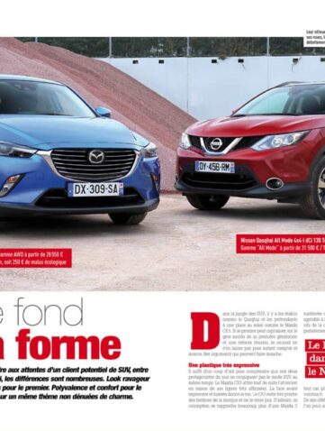 nissan qashqai vs mazda cx3