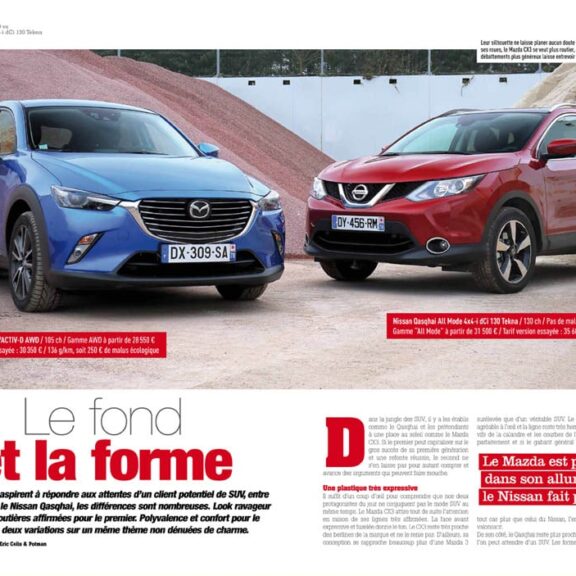 nissan qashqai vs mazda cx3