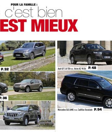 comparatif SUV 7 places