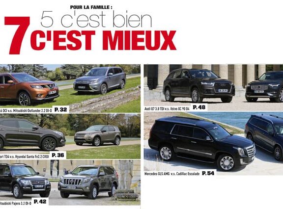 comparatif SUV 7 places