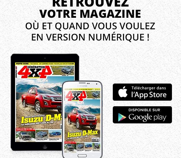 Génération 4x4 sur tablette