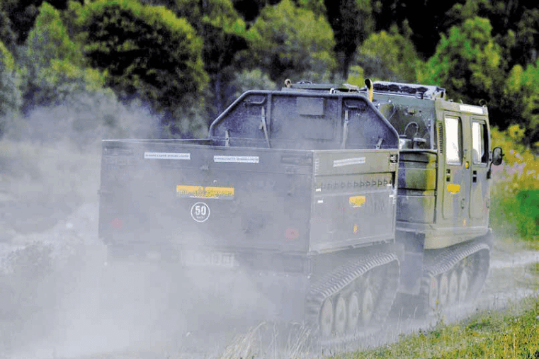 Le Hägglunds BV 206 préparation Hellgeth