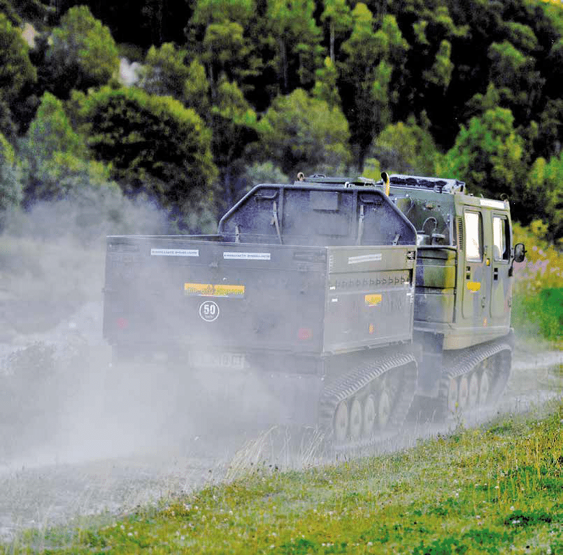 Le Hägglunds BV 206 préparation Hellgeth