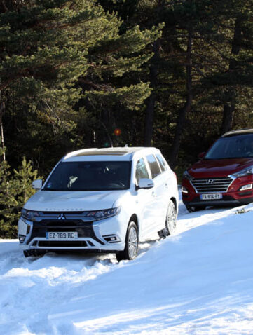 Hyundai Tucson 48 V et Mitsubishi Outlander PHEV
