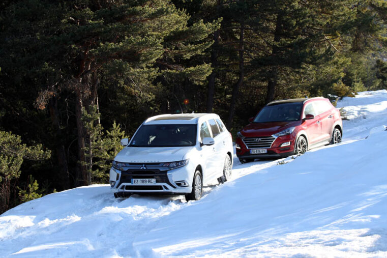 Hyundai Tucson 48 V et Mitsubishi Outlander PHEV