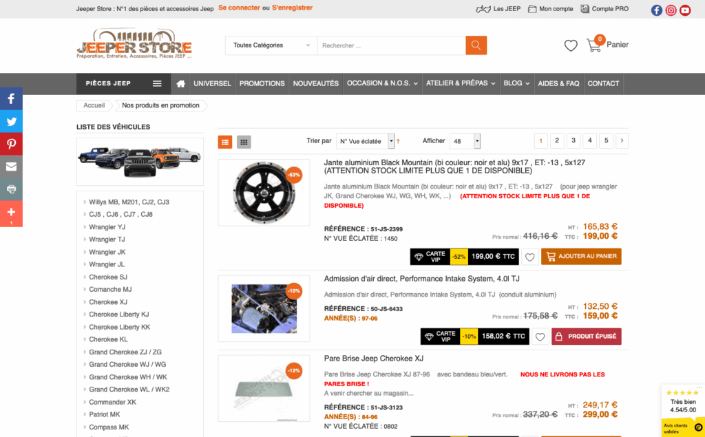 Jeeper Store promotions