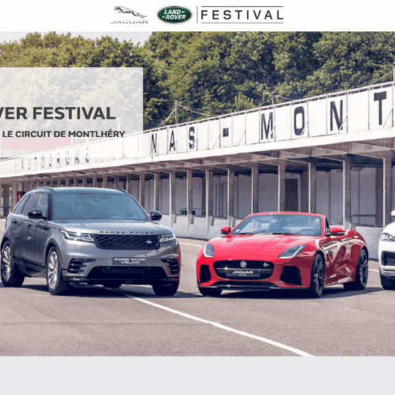 New Defender jaguar land rover festival 2019