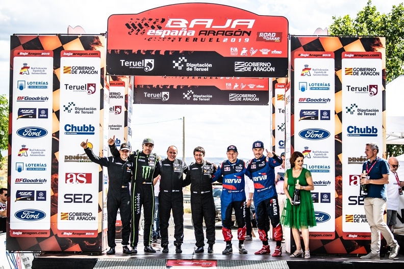 Baja Aragon FIA 2013 triplé Mini X raid