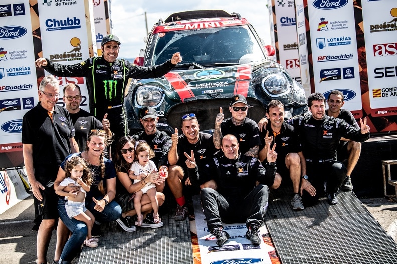 Baja Aragon FIA 2013 triplé Mini X raid