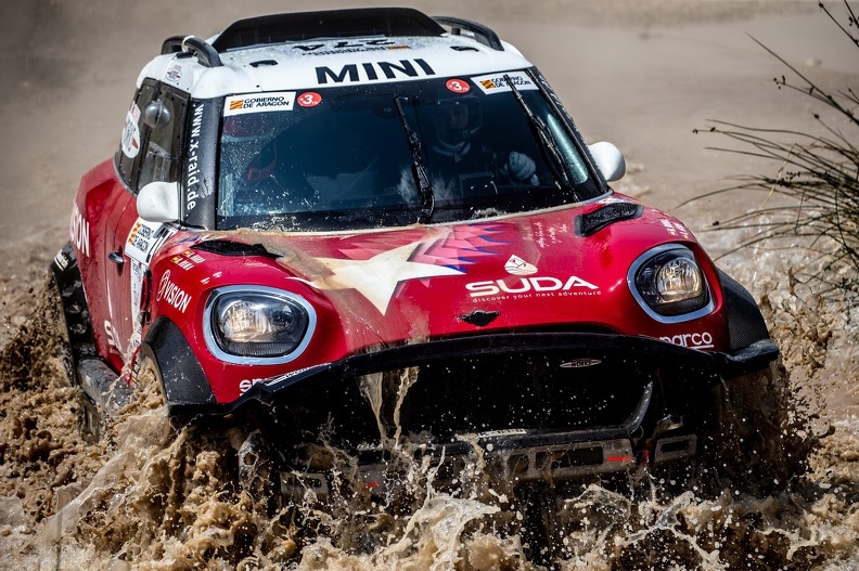 Baja Aragon FIA 2013 triplé Mini X raid