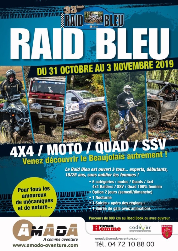 Raid Bleu Amada Aventure