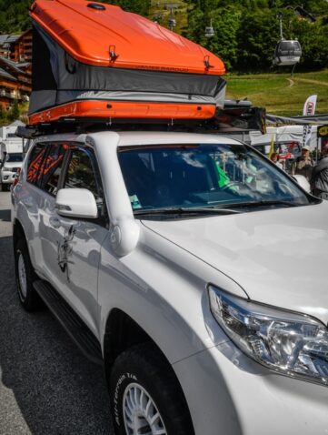 Tente de toit James Baroud en couleur