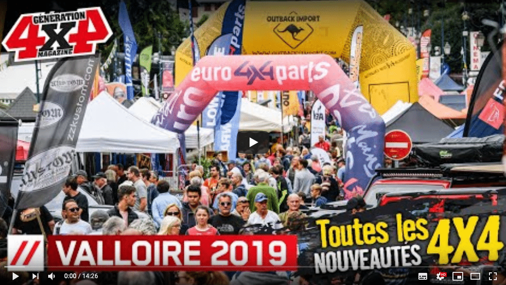 salon de Valloire 2019 foire du tout terrain et du 4x4 accessoires et équipements