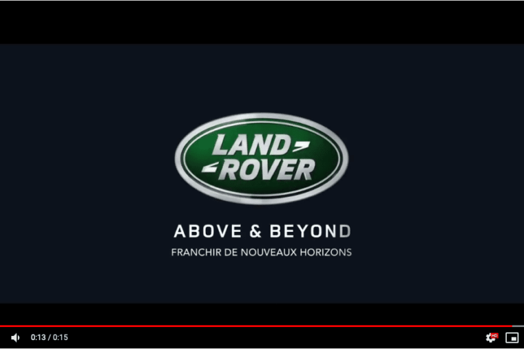 nouveau Defender à Francfort