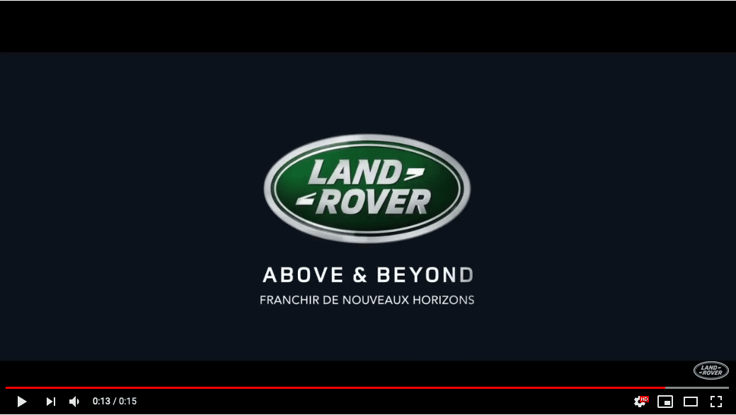 nouveau Defender à Francfort