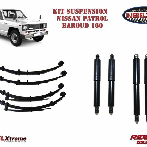 kit suspension RIDEPRO en promotion pour le Nissan Patrol Baroud 160