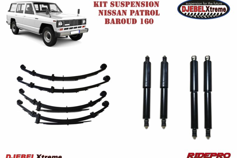 kit suspension RIDEPRO en promotion pour le Nissan Patrol Baroud 160