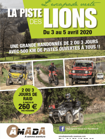 Amada Aventure la piste des lions 2020