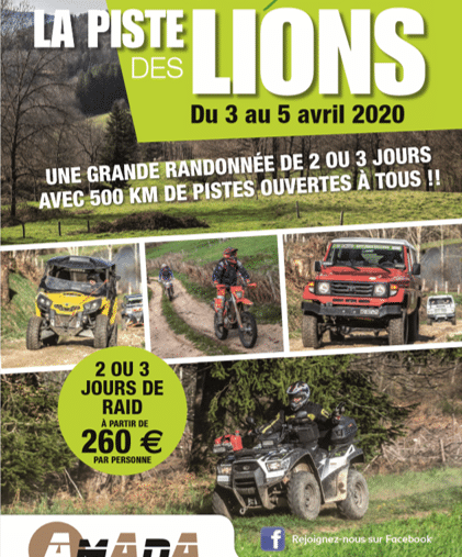 Amada Aventure la piste des lions 2020