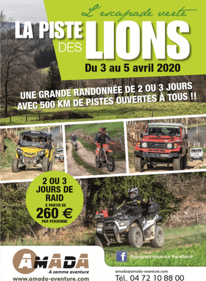 Amada Aventure la piste des lions 2020