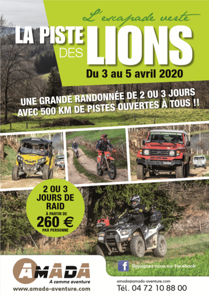 Amada Aventure la piste des lions 2020