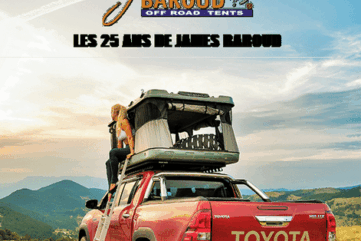 tente de toit James Baroud équipement voyage 4x4