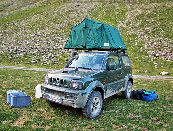  tentes de toit Jaes Baroud 25 ans