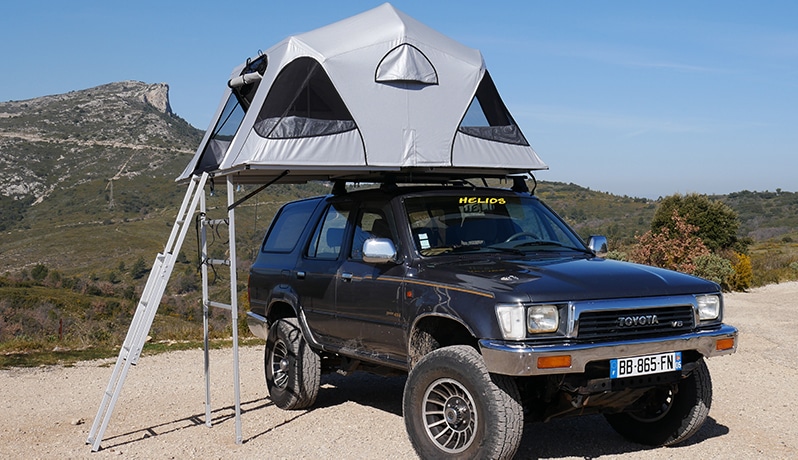  tentes de toit Jaes Baroud 25 ans