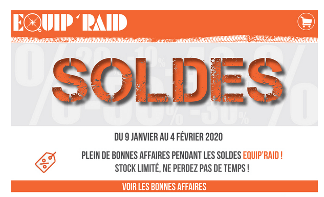 Equip'Raid soldes équipements 4x4