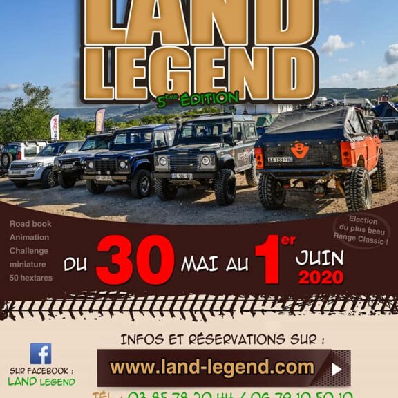Land legend 2020 rassemblement Land Rver en Juin