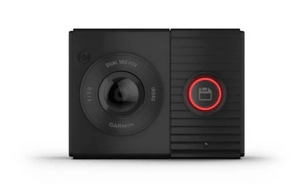 Garmin Cette caméra embarquée compacte est dotée de deux objectifs 180 degrés