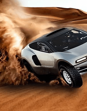 la grande maison anglaise Prodrive. Spécialisé dans la performanceprépare un buggy pour le dakar