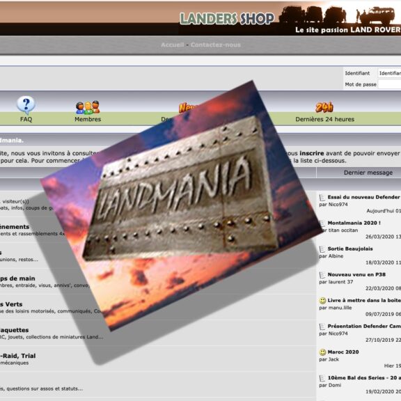 Landmania Fin du forum landiste