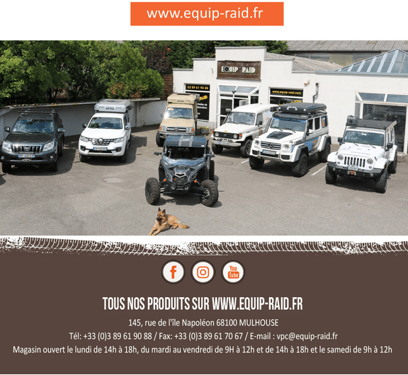 Equip’Raid Front runner est ouvert pour vos envies d'évasion