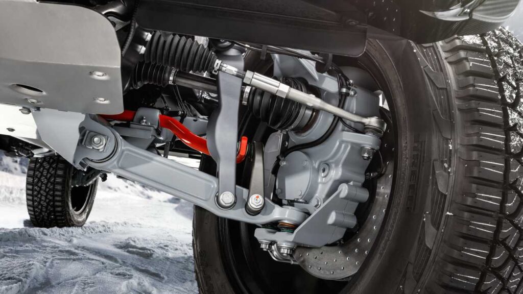 Brabus  Mercedes G de 800 ch un pick-up  équipé de ponts portiques 