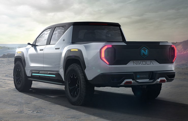 Pick up Badger hydrogène 1000 km d'autonomie