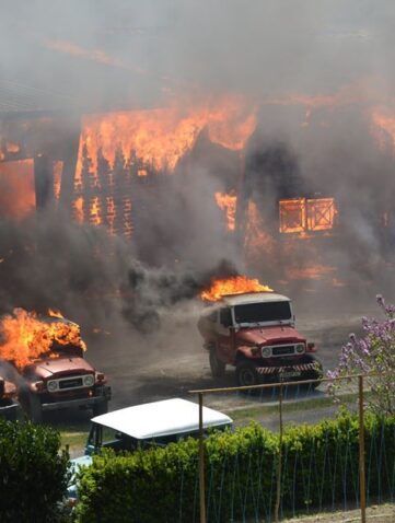 Incendie chez Teseven toyota classic
