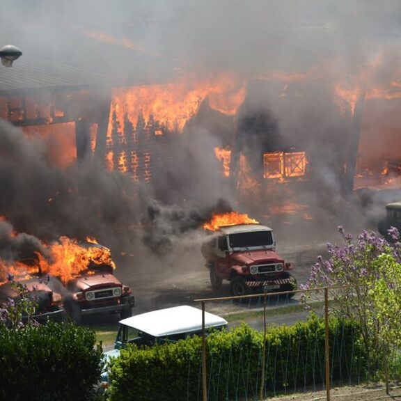 Incendie chez Teseven toyota classic