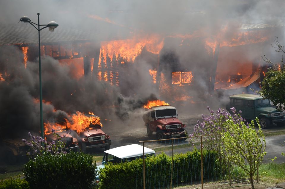 Incendie chez Teseven toyota classic
